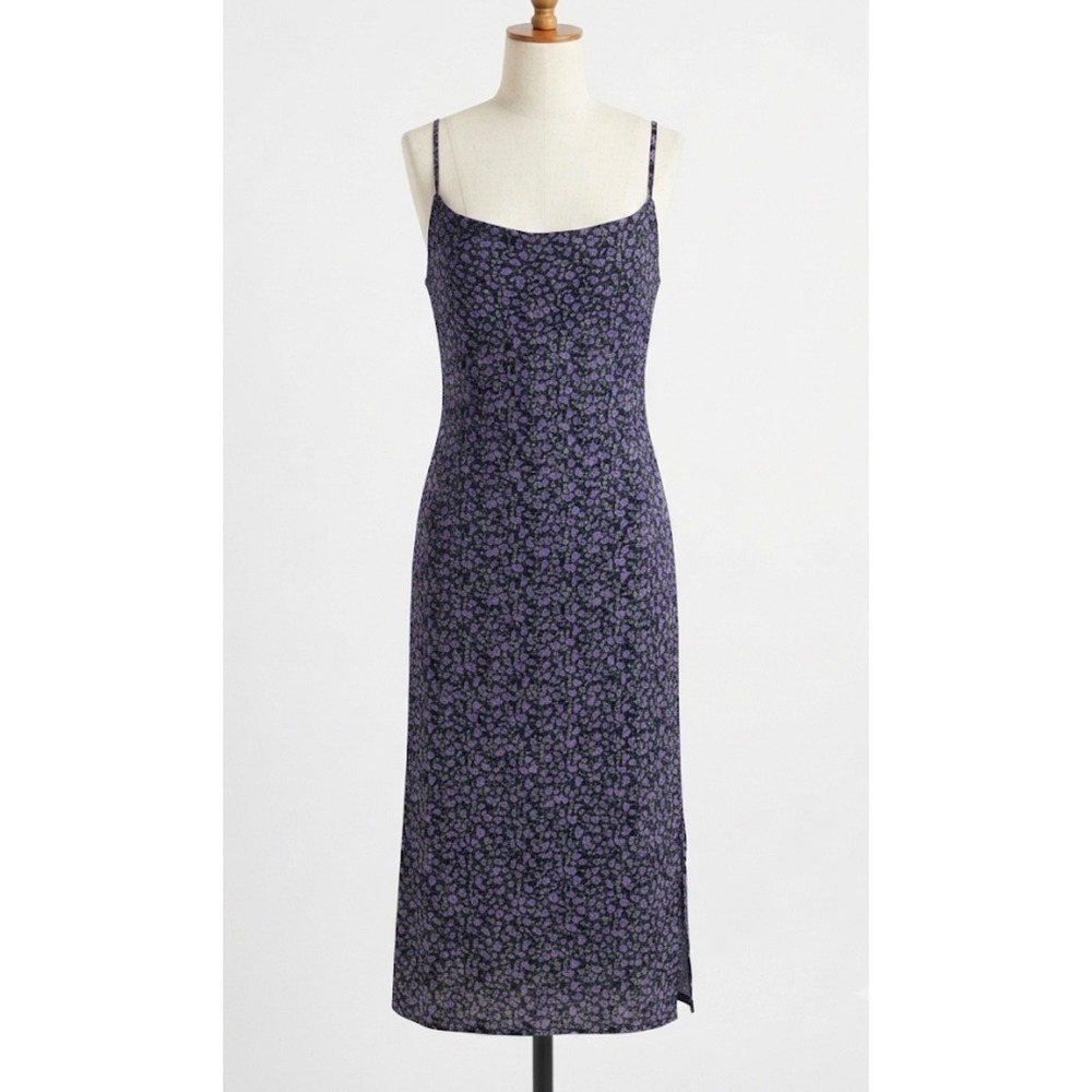 Jodi Kristopher Floral Midi Dress M 90s Grunge Whimsigoth Coquette Vintage Indie